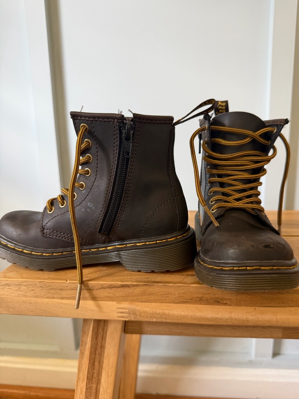 Dr. Martens Black Leather Ankle Boots